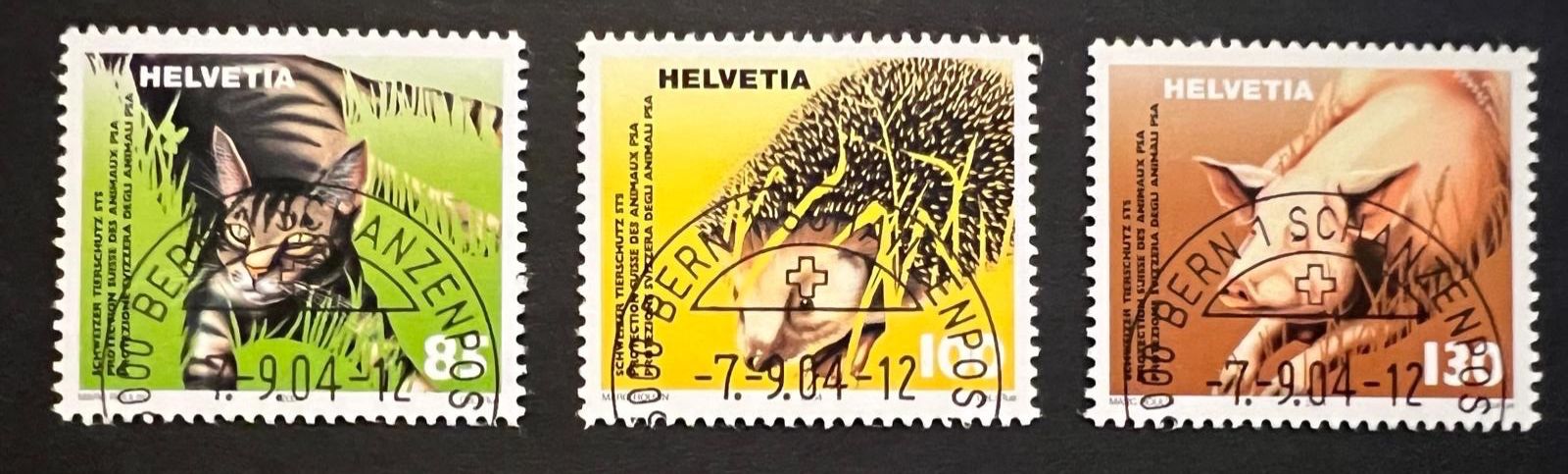 Tous les timbres: CH-Marken 2004 Ersttag gestempelt Halbmond – Neuf (Voir description) à Hünenberg See par wer_5286